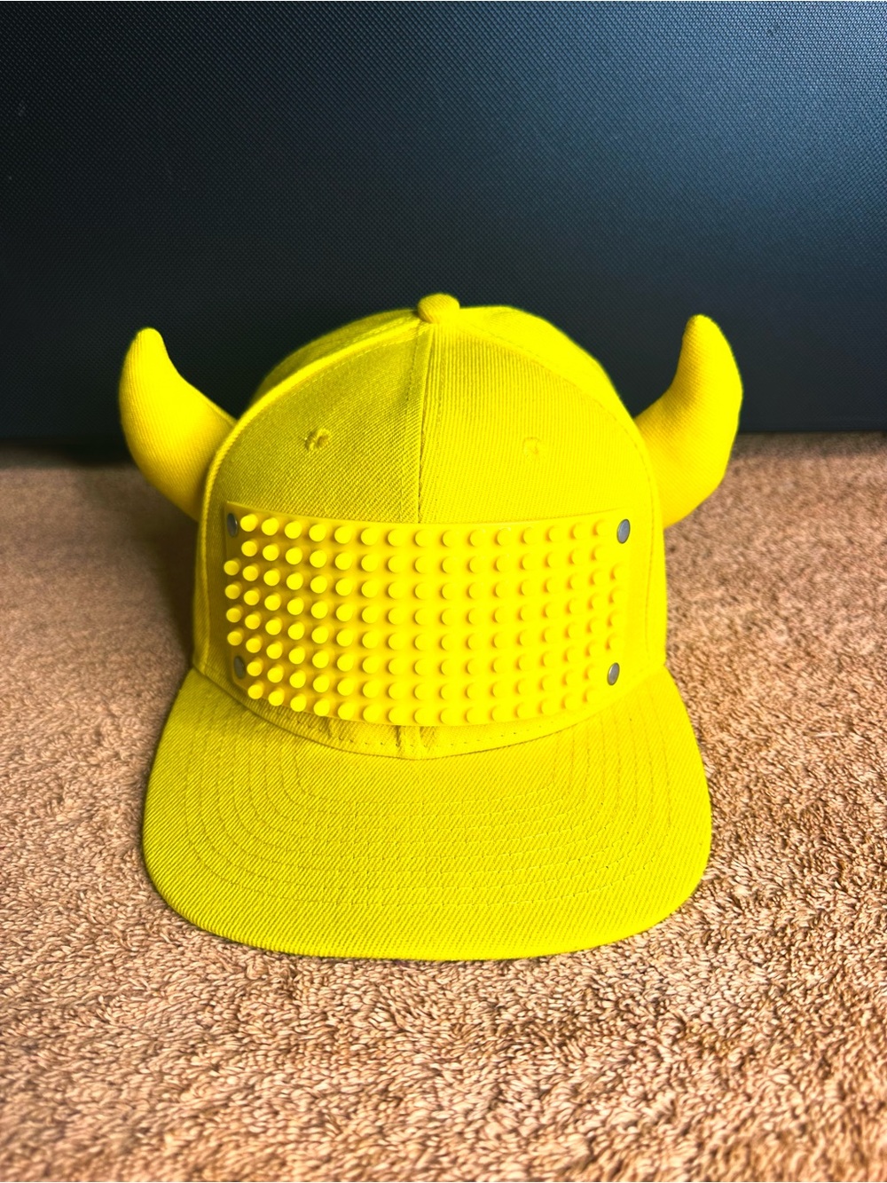 Transformers BUMBLEBEE Bricky Block Snapback Hat Cap Customizable w/ 114 Blocks!